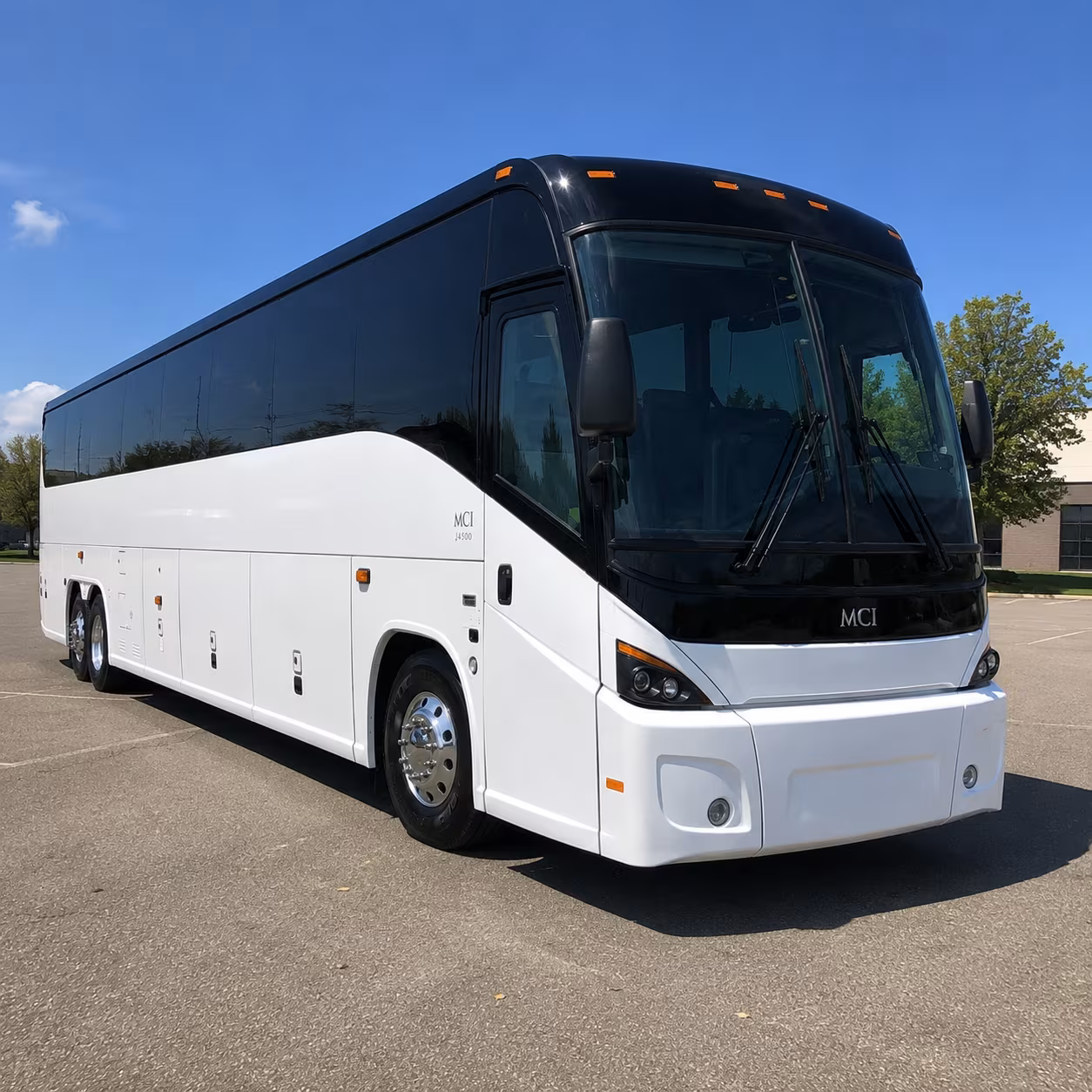 norman 45 passenger charter bus