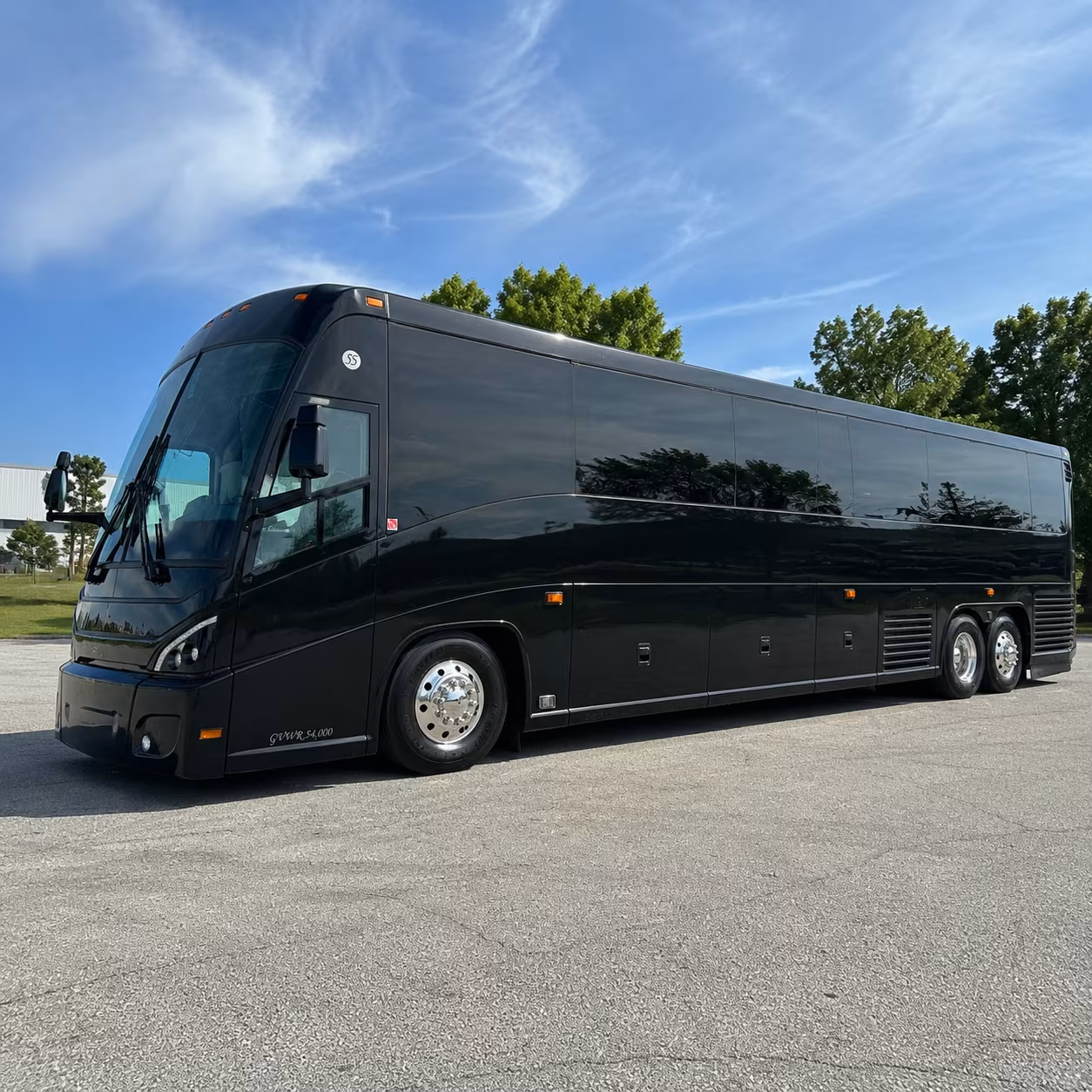 norman 47 passenger charter bus