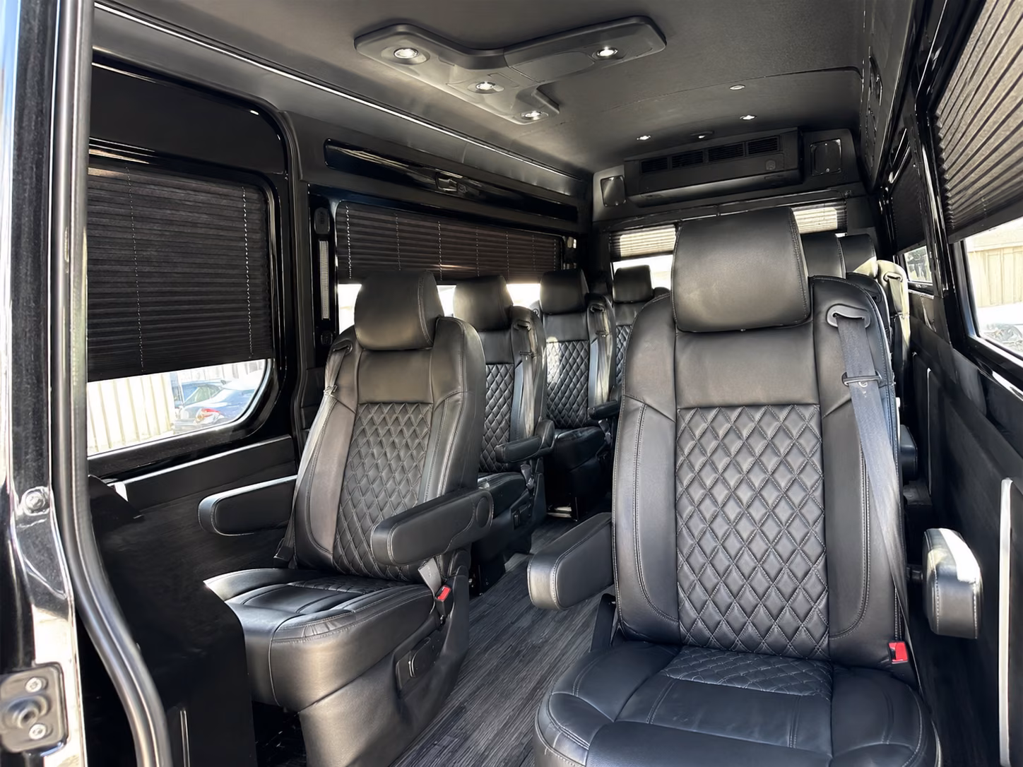 norman sprinter van with driver inside